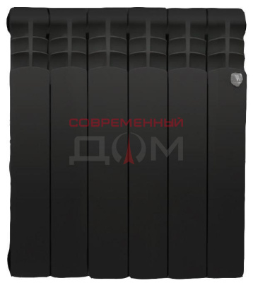 Радиатор ROYAL THERMO Revolution Bimetall 500 2.0 Noir Sable – 6 секц.